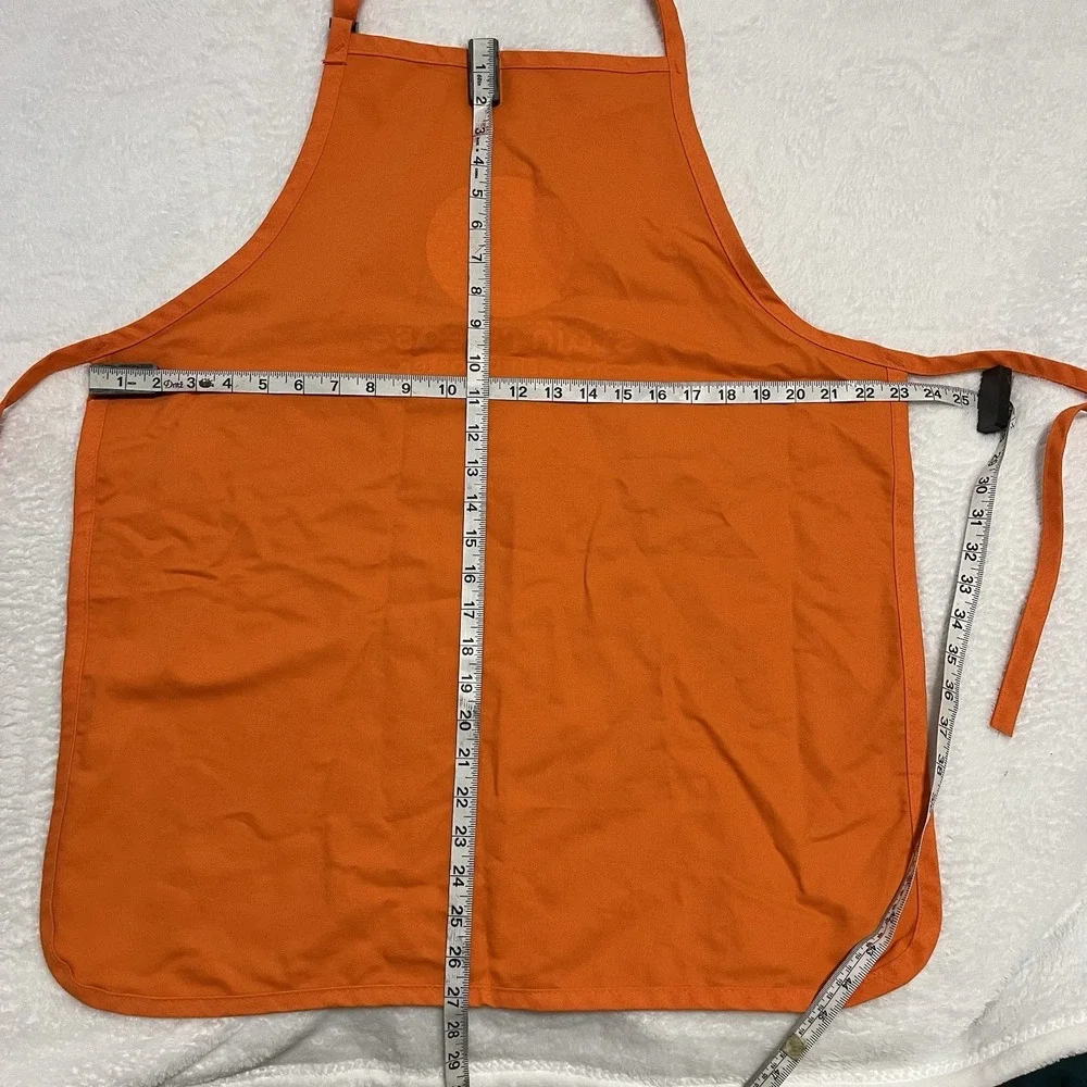 TIDE Laundry Cooking Apron Bright Orange Stain Release In-Wash Booster Costume